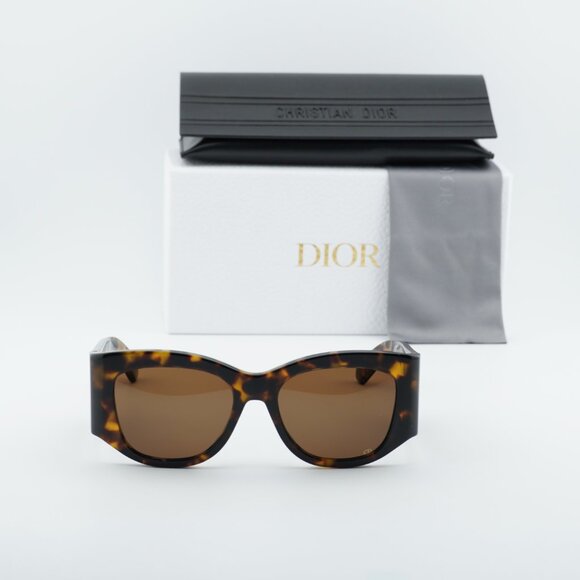 Dior DIORNUIT S1I 24F0 Square Sunglasses - Havana/Brown